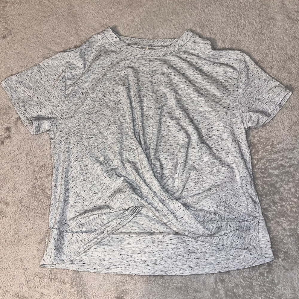 Grey Alia Twist Crop top